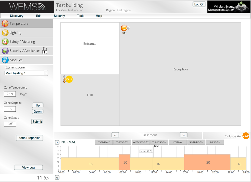 Create Heating Schedule