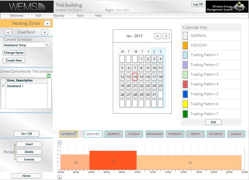 Create Heating Schedule